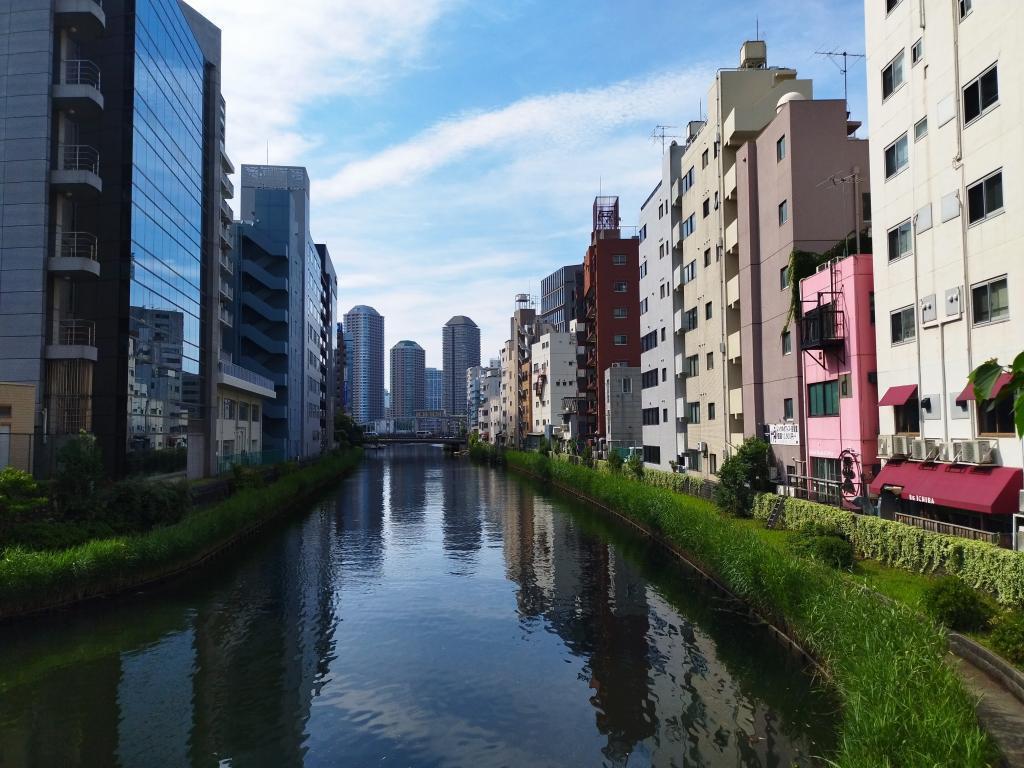  「中央区とのご縁：べらぼう〜蔦重栄華乃夢噺〜㉟」
～亀島川と亀島橋（中央区八丁堀）：　東洲斎写楽～