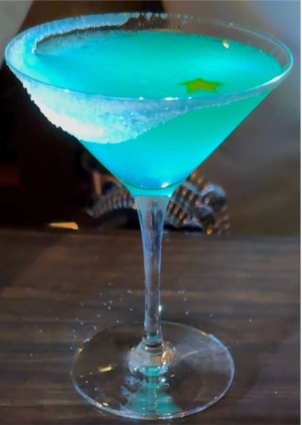 Falling Star 
(Winner, 1989 Japan National Competition) Eight Stars Shining Over Ginza
-The Aesthetics and Cocktail World of Yuichi Hoshi