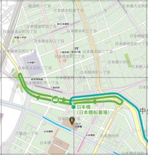  中央区まるごとミュージアム2025の無料クルーズ
（日本橋周遊ルート）