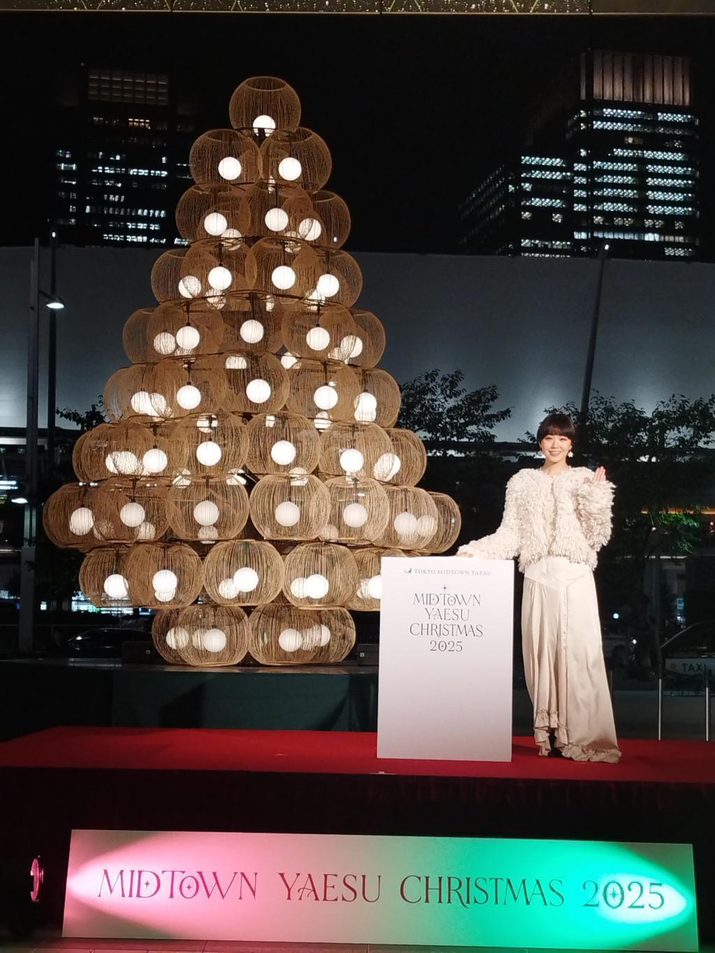  クリスマスイベント「MIDTOWN YAESU CHRISTMAS 2025」開催中（東京ミッドタウン八重洲）：　11月13日(木)～12月25日(木)（11:00～23:00、ライトアップ16:00～）