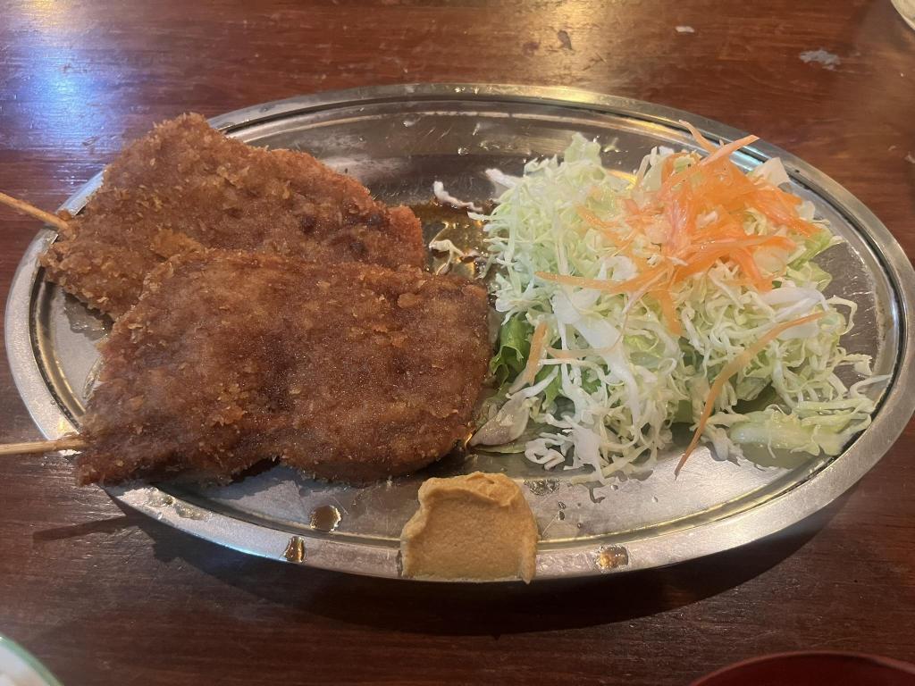 いざ実食
 月島名物レバーフライを探索・・もはや絶滅・・？　Part2