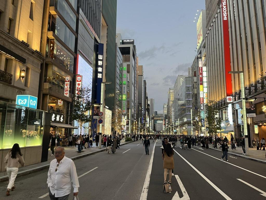  霜月の薄暮＠中央区