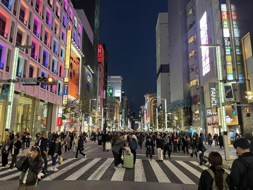  霜月の薄暮＠中央区