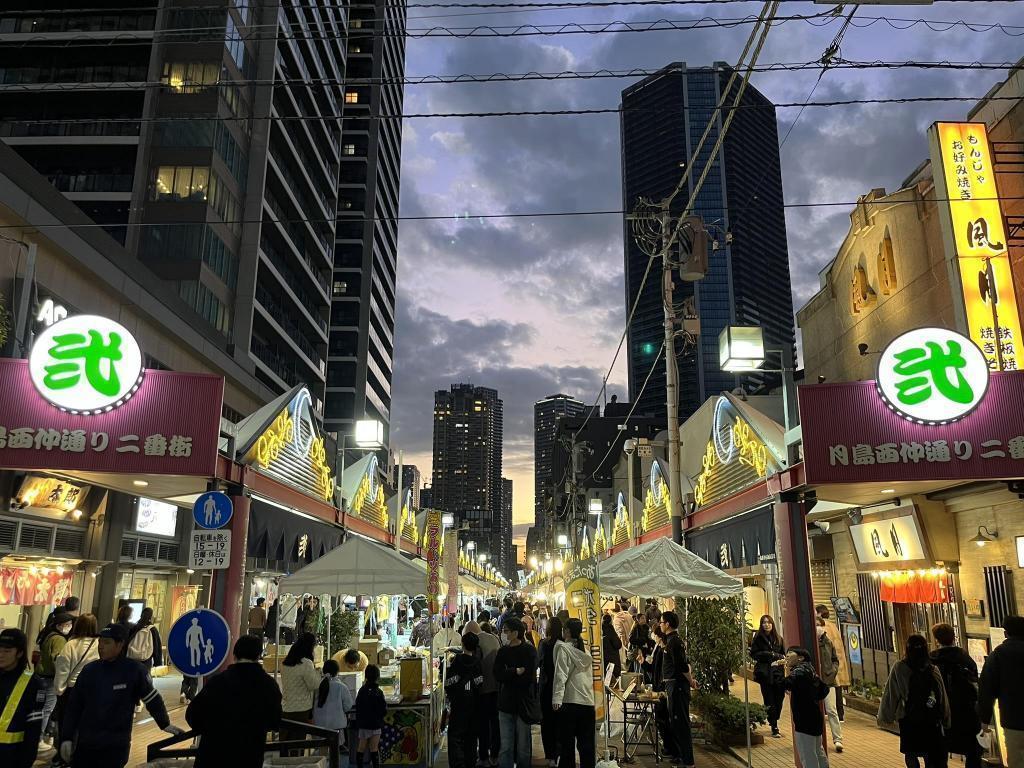  霜月の薄暮＠中央区