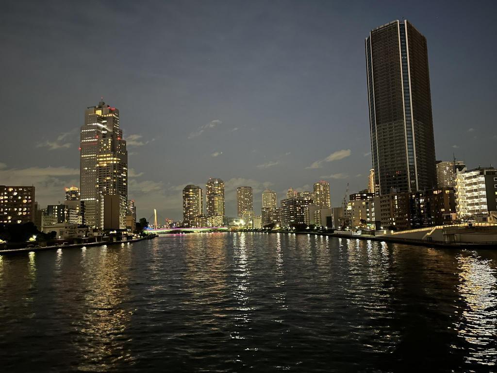  霜月の薄暮＠中央区