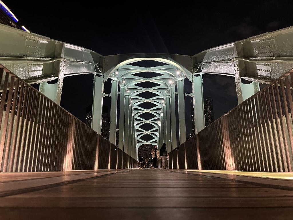  霜月の薄暮＠中央区