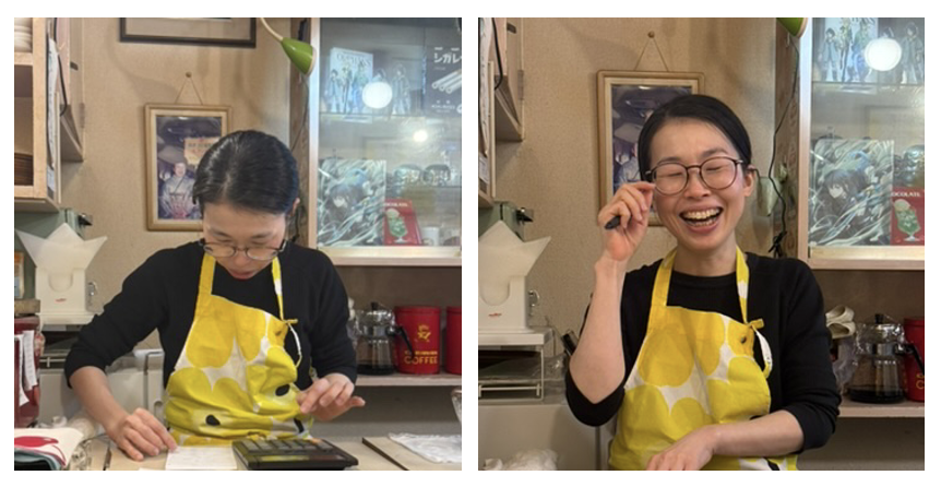  「サイフォン珈琲の店 みちみち」
ここは八丁堀にある村の寄合所