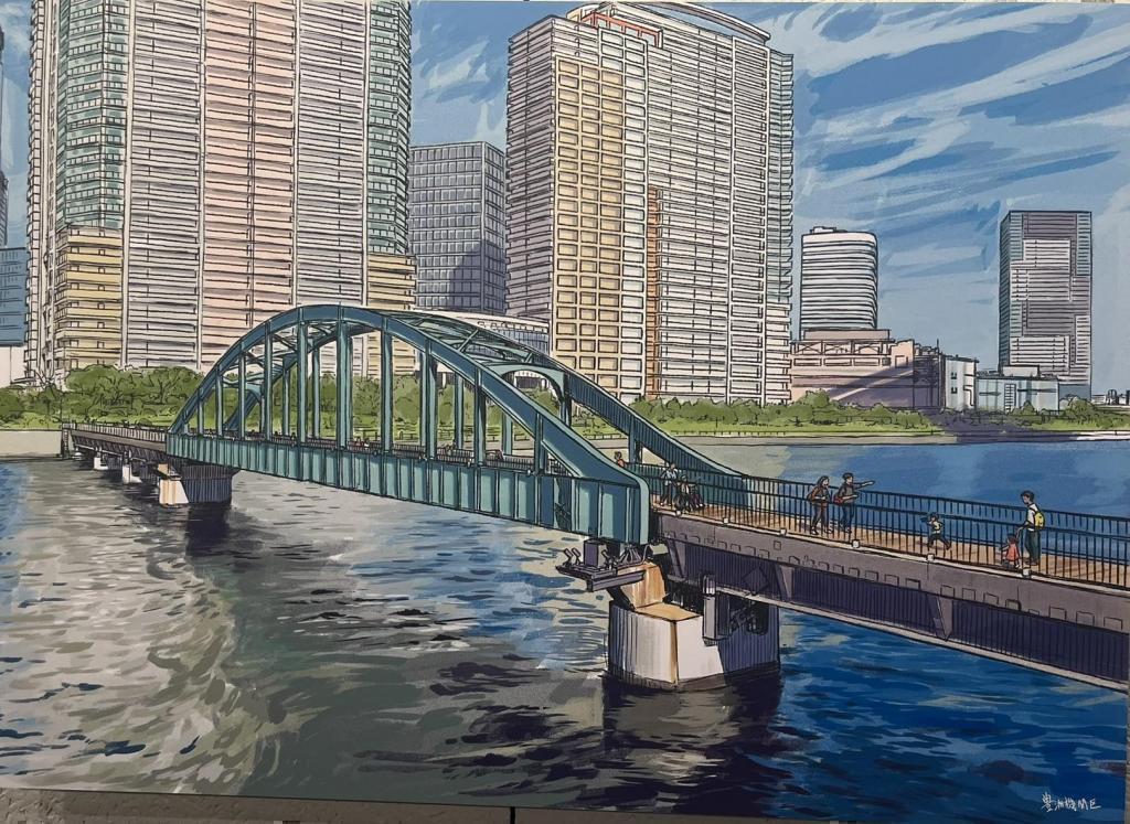 改めて「旧晴海鉄道橋」とは 「アートでつなぐ旧晴海鉄道橋展」訪問レポート