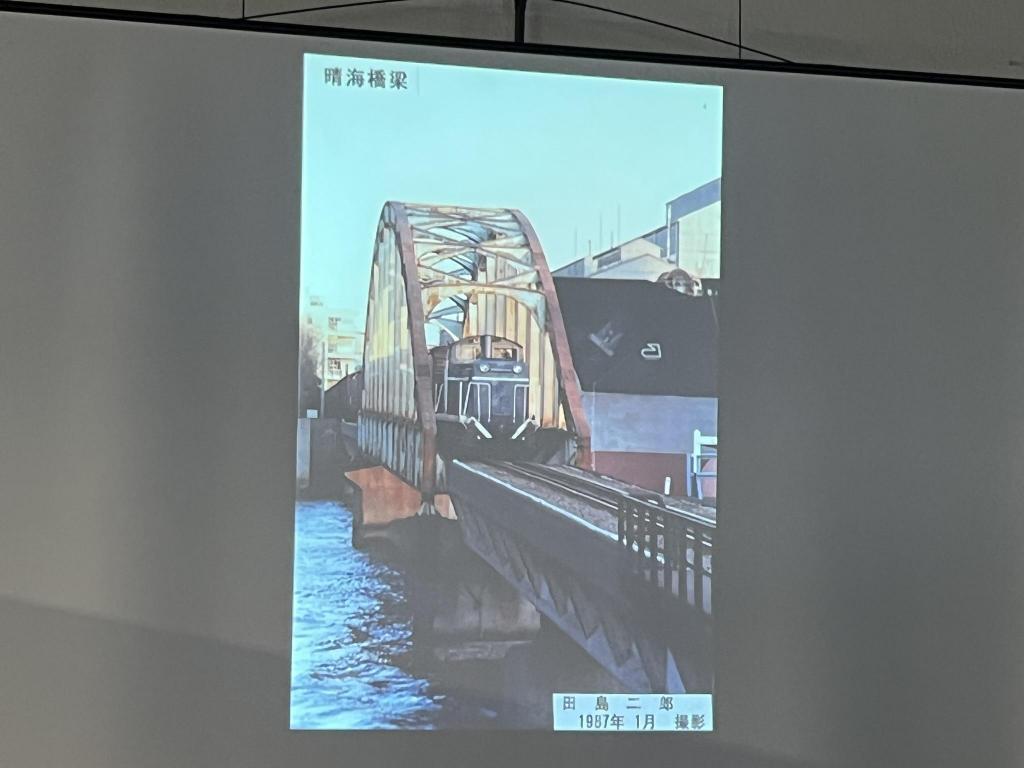 ご本人が撮影された晴海鉄道橋の写真 「アートでつなぐ旧晴海鉄道橋展」訪問レポート　Part2