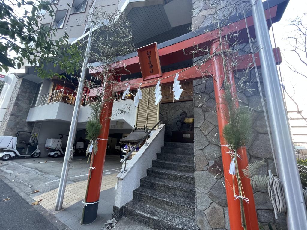  午年の初詣は、お馬さんとゆかりが深い「初音森神社」に行きました