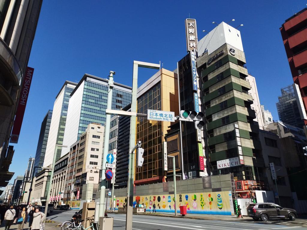  日本橋三越の向かいのエリア、「日本橋室町一丁目地区再開発」が本格スタート　
～　ミカドコーヒーと山本海苔店も移転しました