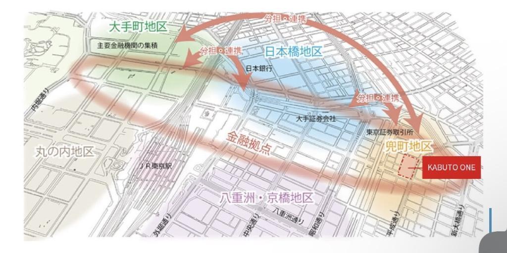  兜町交差点　今も残る昭和の面影