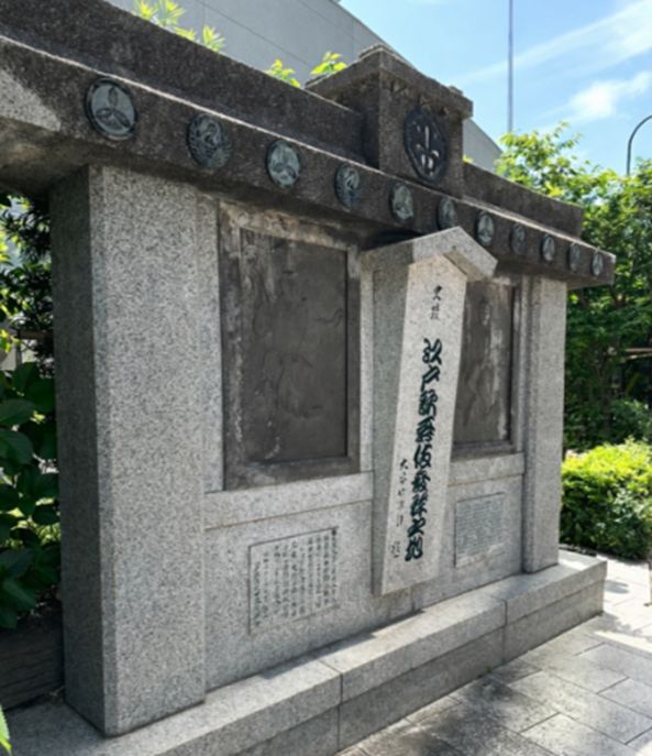 歌舞伎発祥の地(中橋南地=現中央区京橋3-4先) ２月歌舞伎座は「猿若祭」