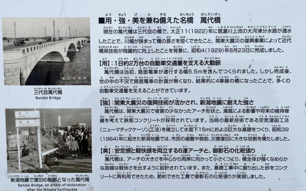  中央区の萬代橋をご紹介