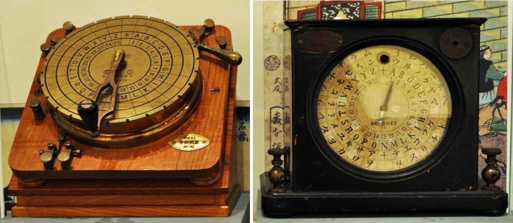 150年前に使われた、ブレゲ指字電信機 ■中央区歴史逍遥〈12〉　電信のはじまり　～使われた電信機は～