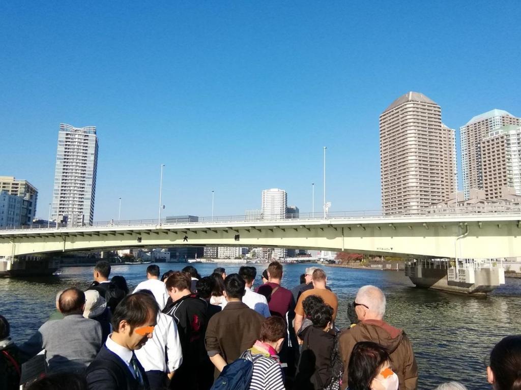  東京タワーと東京スカイツリーを求めて
　隅田川９橋を遡上します　③
　　～　佃大橋　～
