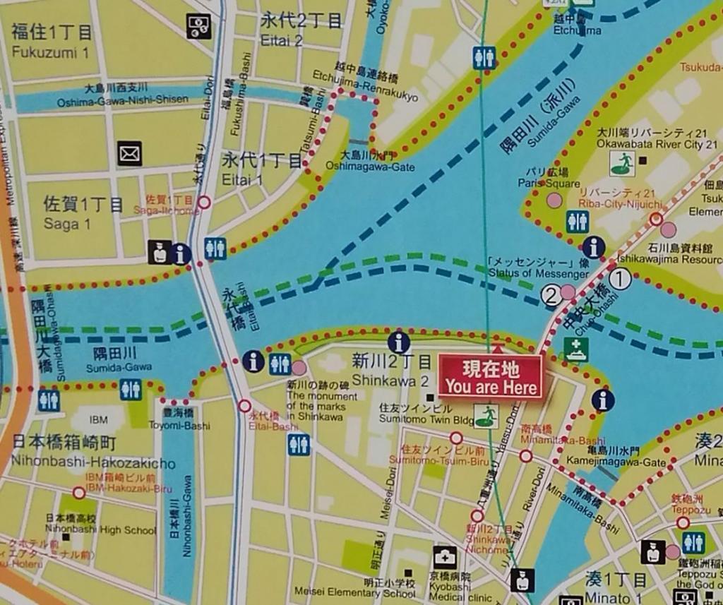 永代橋 東京タワーと東京スカイツリーを求めて
　隅田川９橋を遡上します　⑤
　　～　永代橋　～