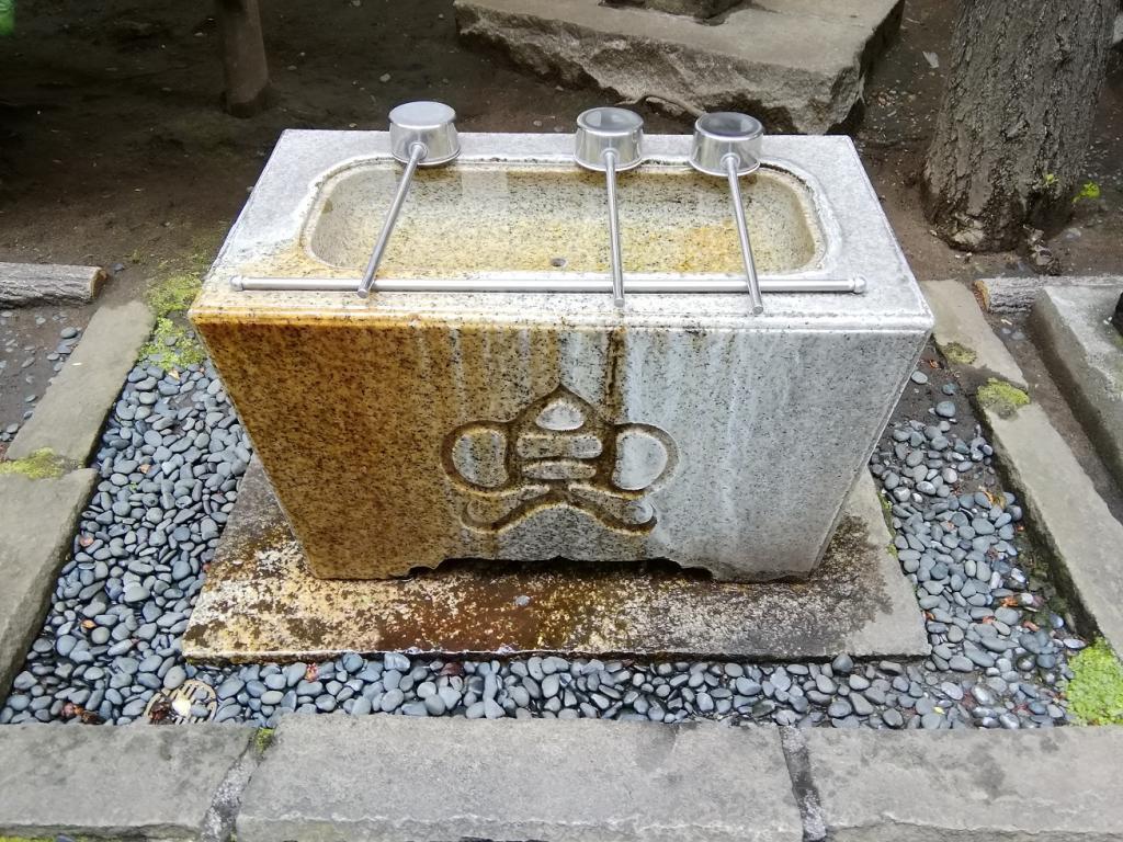 兜神社 神社の手水鉢・手水舎　前編
　　～　中央区内の神社　まとめ　③　～