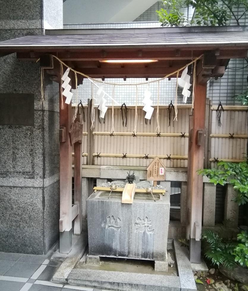 松島神社 神社の手水鉢・手水舎　前編
　　～　中央区内の神社　まとめ　③　～