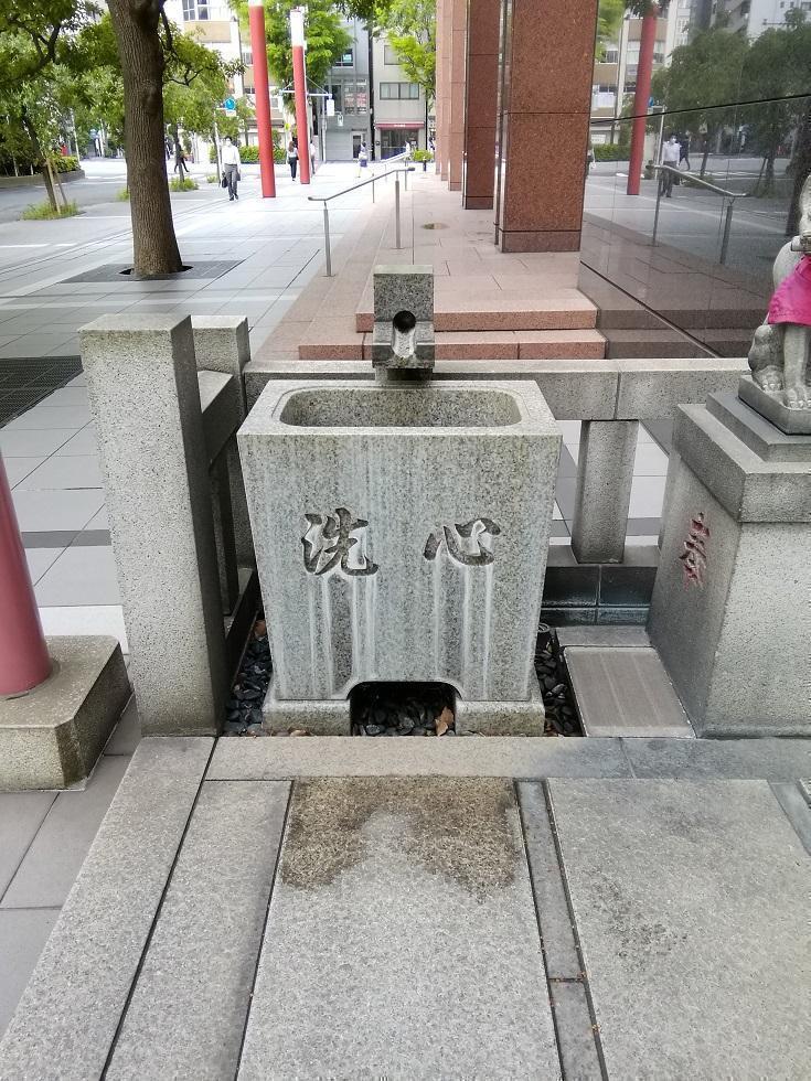 笠間稲荷神社　明治座分社 神社の手水鉢・手水舎　中編
　　～　中央区内の神社　まとめ　④　～