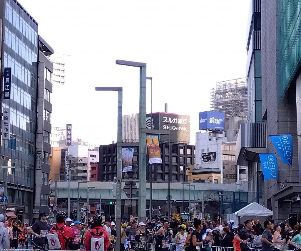 コレド日本橋で水天宮、明治座、東日本橋方面へ 東京マラソン2026　日本橋から京橋、銀座を歩く