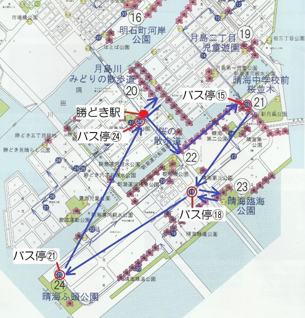  【2026年最新版　中央区の桜情報】 今週末（3/28, 3/29）が桜の見頃です。　
「桜の見所」の最新の景色＆情報と「おすすめお花見コース」をご紹介します！