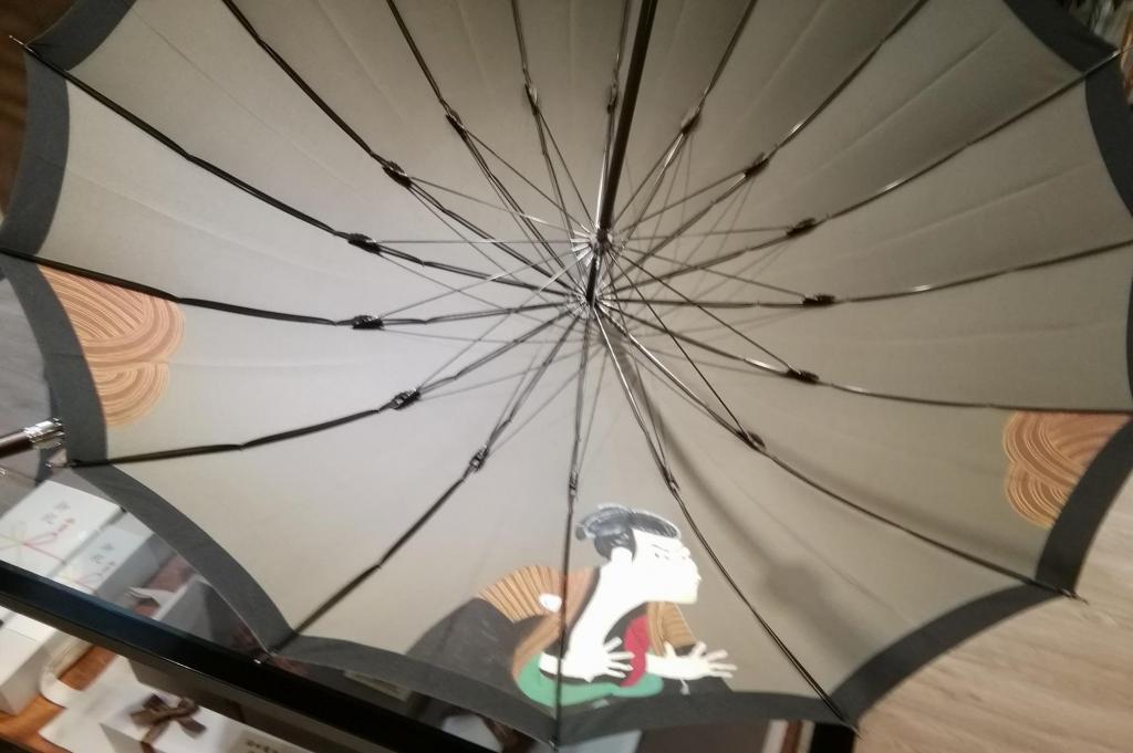 描き絵傘
７７,０００円 手しごとの傘、いかが？　③
　～　小宮商店　～