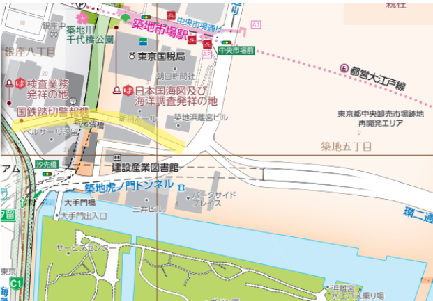  弧を描いている道を探して