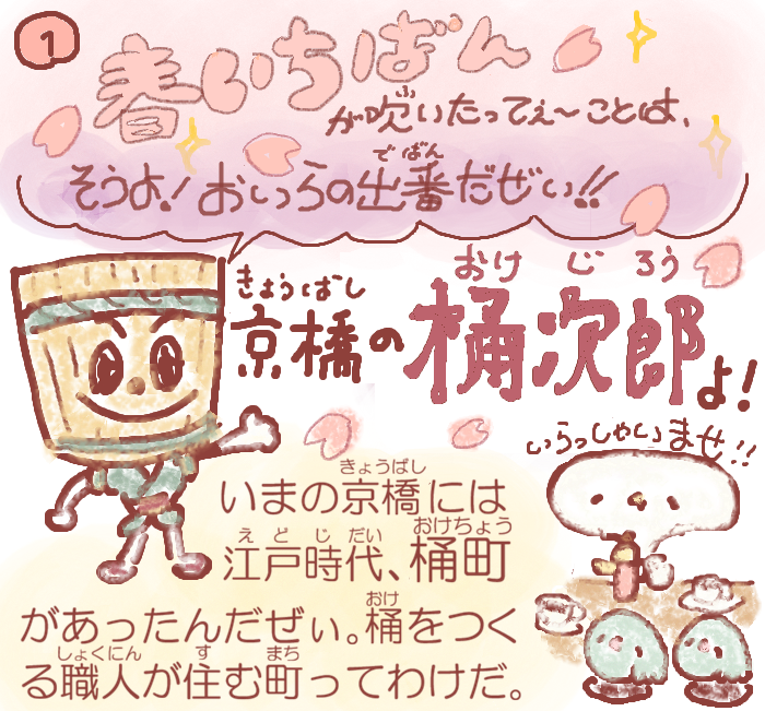  湊っ子ちゃん！ 114.京橋桶町は春いちばん