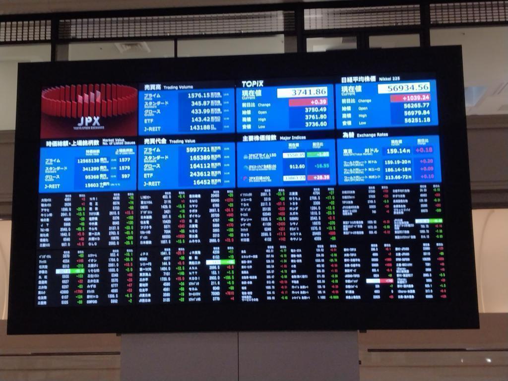 株価ボード 東京証券取引所見学ツアー＆株式投資体験
