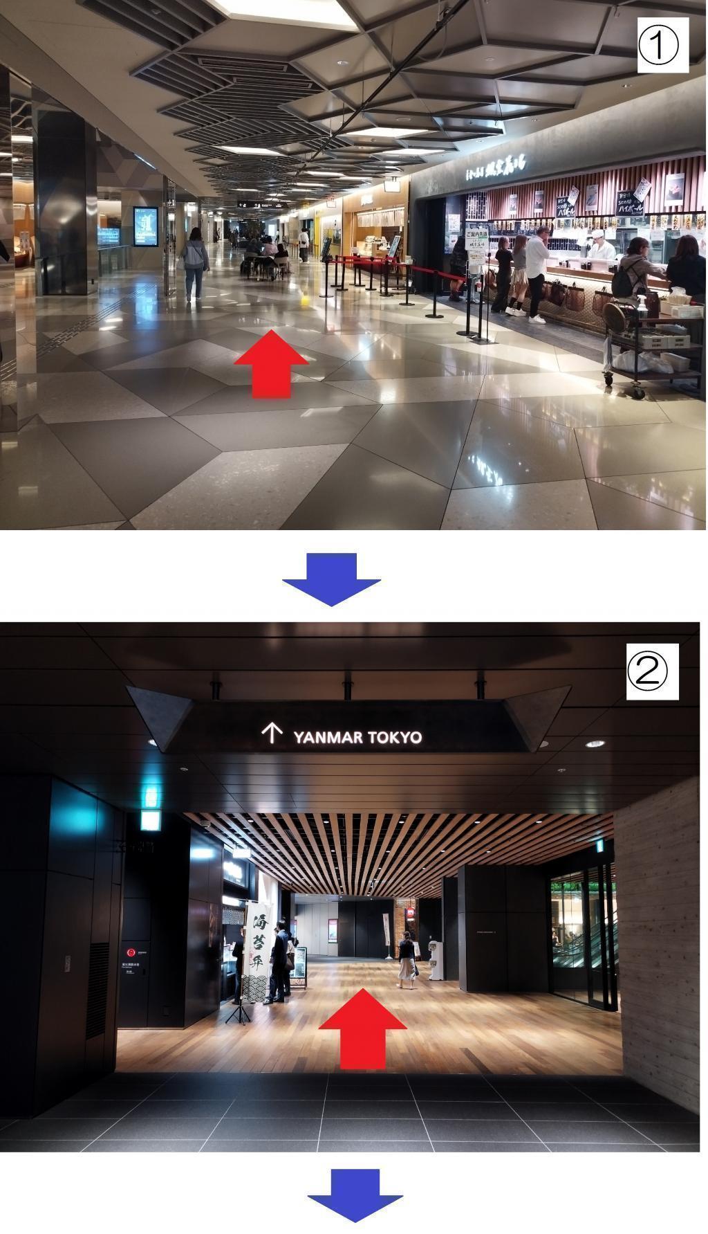 ＜初めての人でも迷わない！＞ TOFROM YAESU（トフロム八重洲）にある「バスターミナル東京八重洲（BTY） 地下Ａ」への行き方と最短連絡ルート　
＜Easy to follow ～ map with photo＞ Access and connecting route to “Bus Terminal Tokyo Yaesu A (BTY A)” in TOFROM YAESU