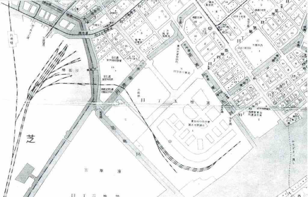  東京市場線（貨物線）の廃線跡