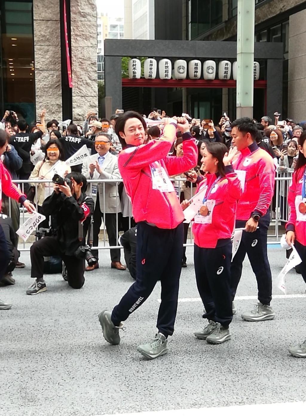  ミラノ・コルティナ２０２６冬季オリンピック・パラリンピック
　TEAM JAPAN 応援感謝パレード
　　３－２