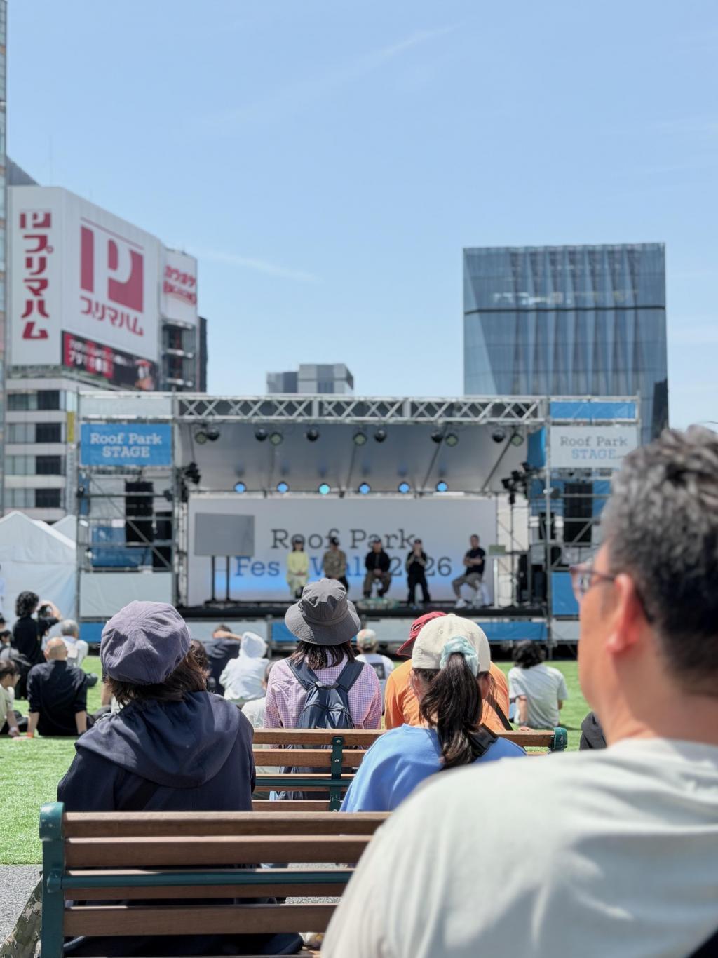  銀座を空中散歩。めっちゃ気持ち良き（前編）
Roof Park Fes & Walk 2026 