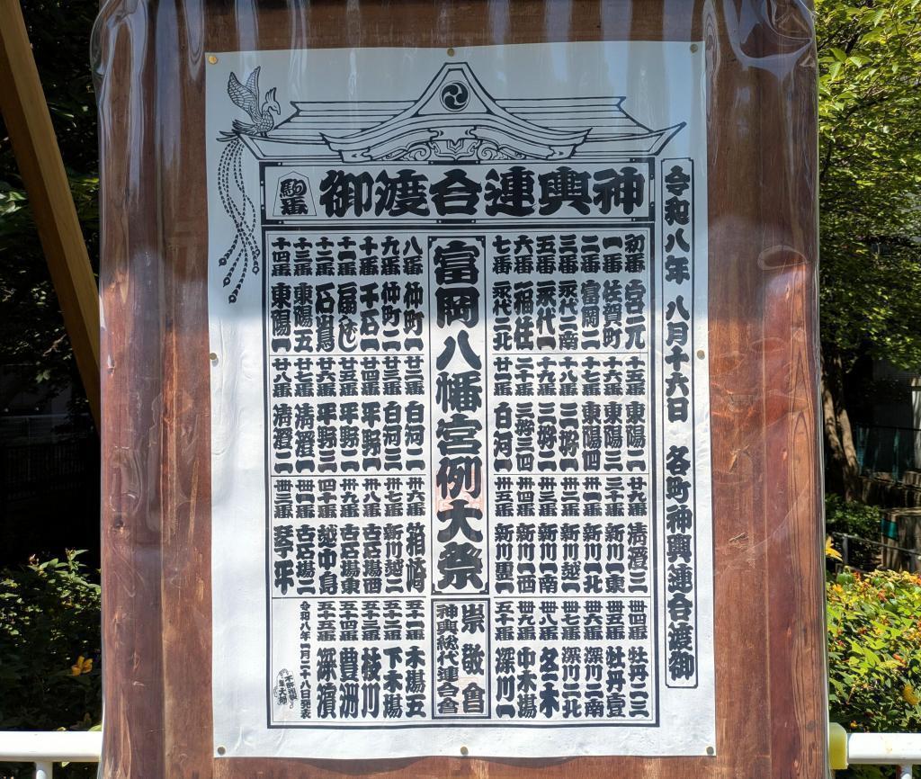  深川神輿、54基が勢ぞろい