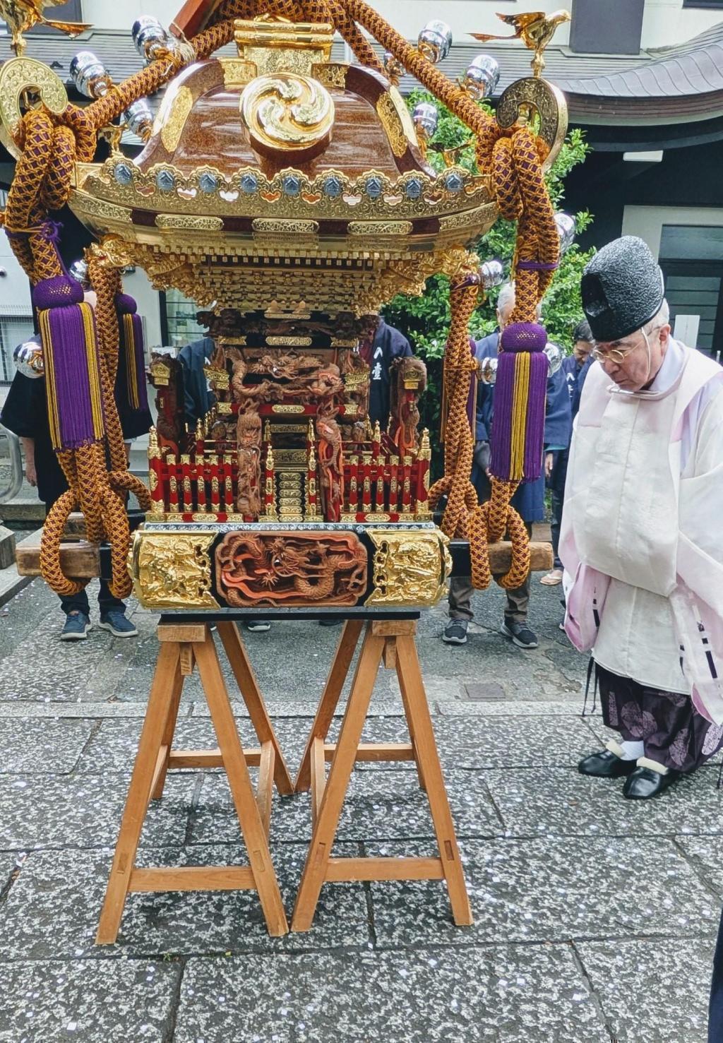  蘇った入船の御神輿　修復披露渡御
