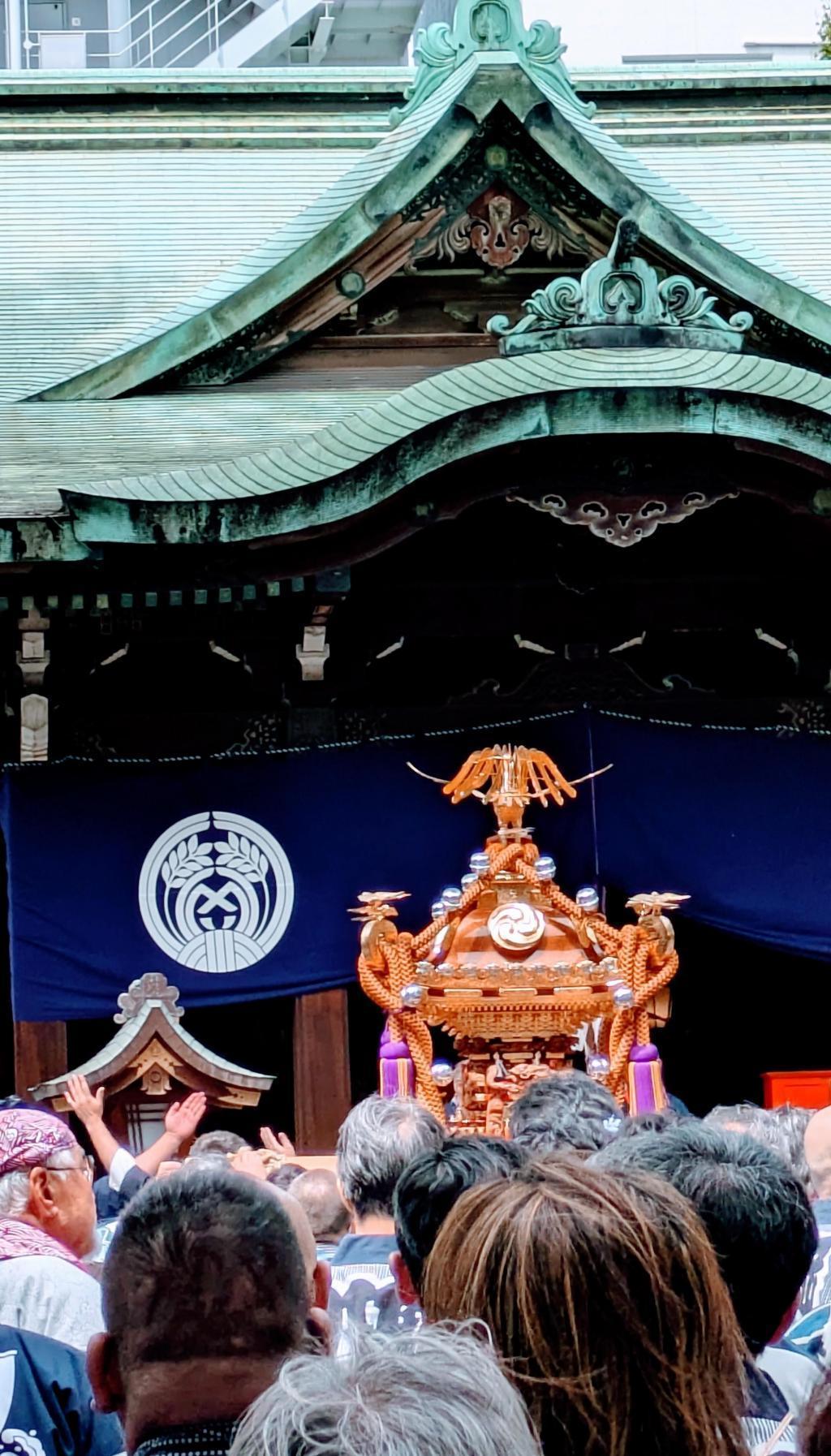  蘇った入船の御神輿　修復披露渡御