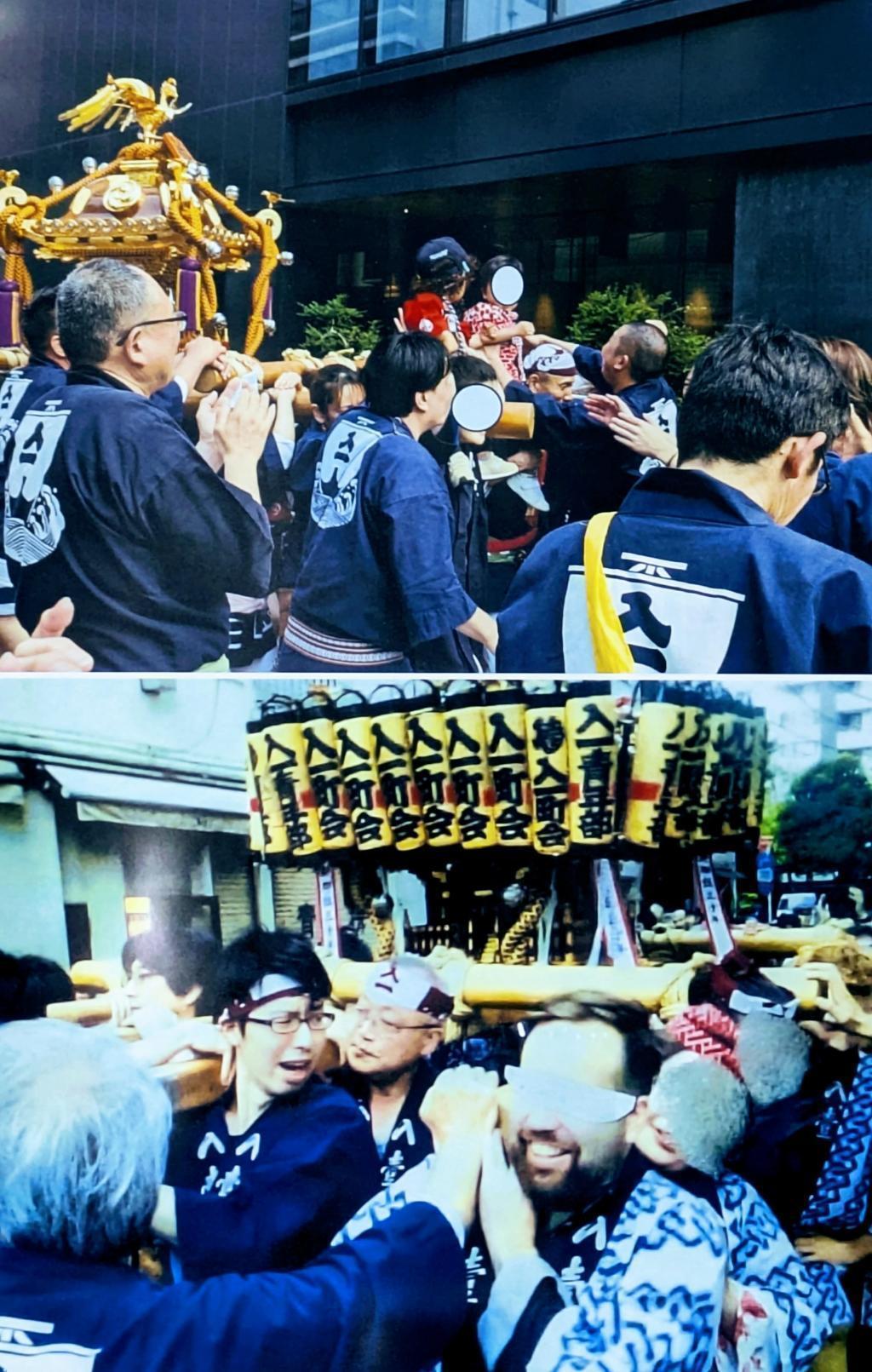  蘇った入船の御神輿　修復披露渡御