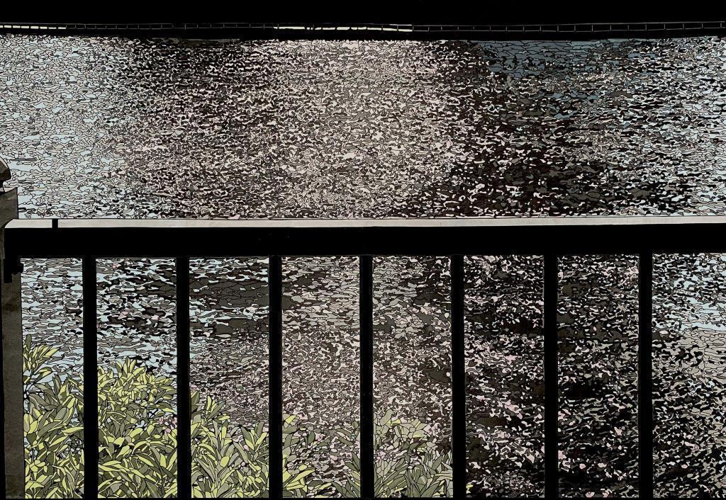 これは本当に、本当に切り絵なのか？
美しすぎる最新作『信じて歩いてきた道』（2026） Cutting Memories into Paper.
切り絵作家・斉藤洋樹と隅田川大川端
（9/18-20 Halo World Vol.3出展＠原宿）