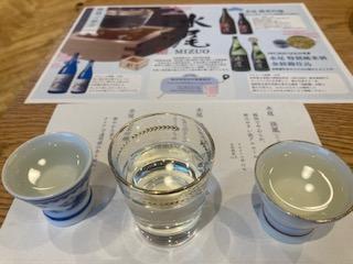 土地の水、土地の米、土地の人が醸すお酒の
利き酒　水尾三種 長野県最北　栄村の春を銀座で試食
＠銀座NAGANO ２F