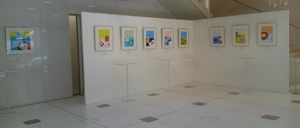  安西水丸原画展「和菓子の四季」-『あじわい』表紙画から　in  ノエビア銀座ギャラリー
