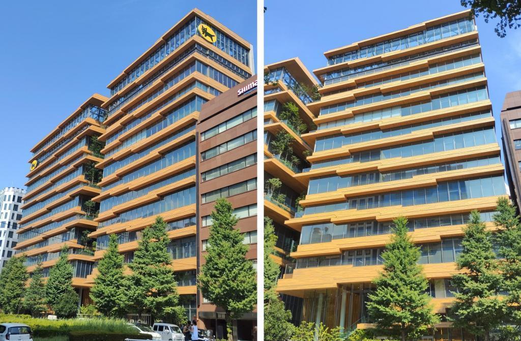銀座・ヤマト本社ビル 最近のトレンド、中央区にある木造ハイブリッドビル
