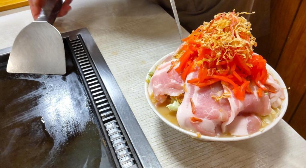  月島、一人飯。
