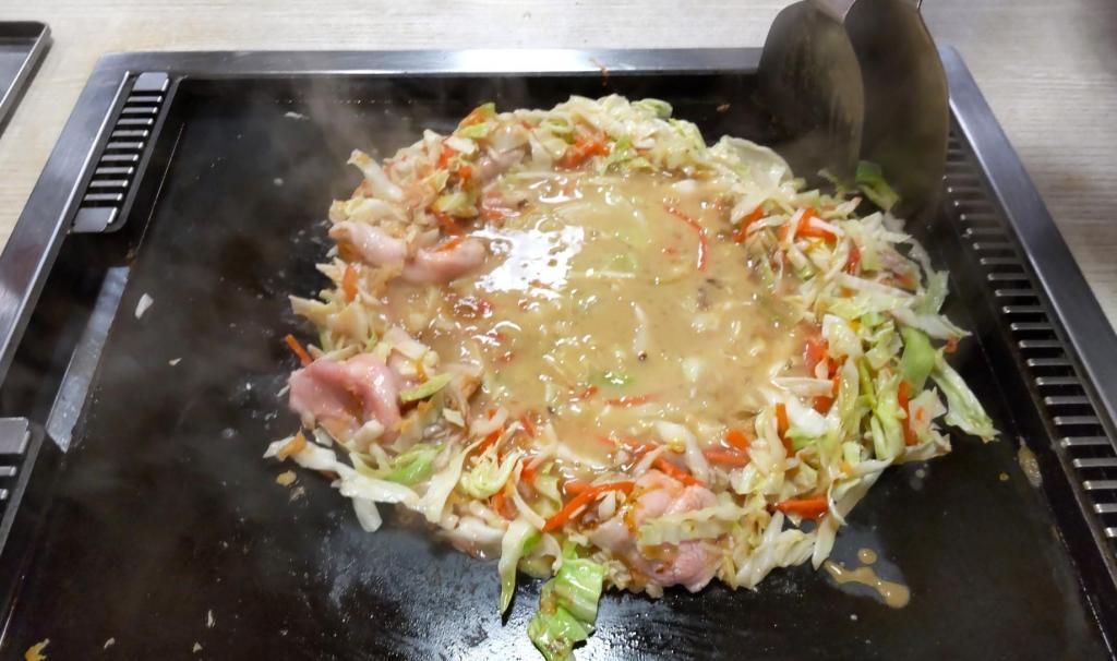  月島、一人飯。