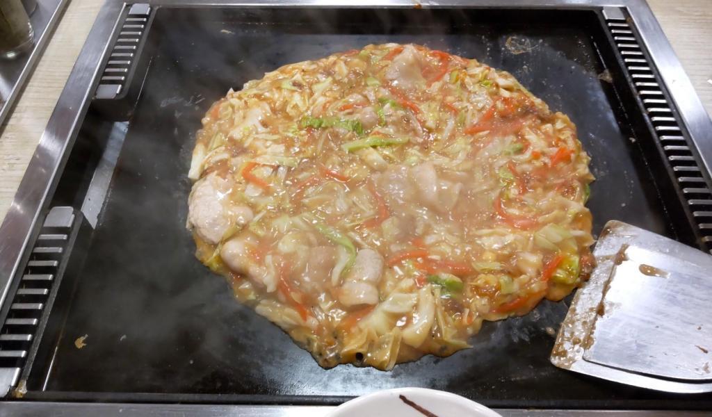  月島、一人飯。