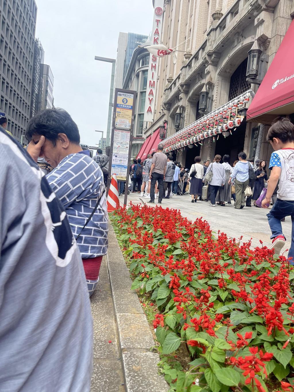 一休み… 山王祭　下町連合渡御