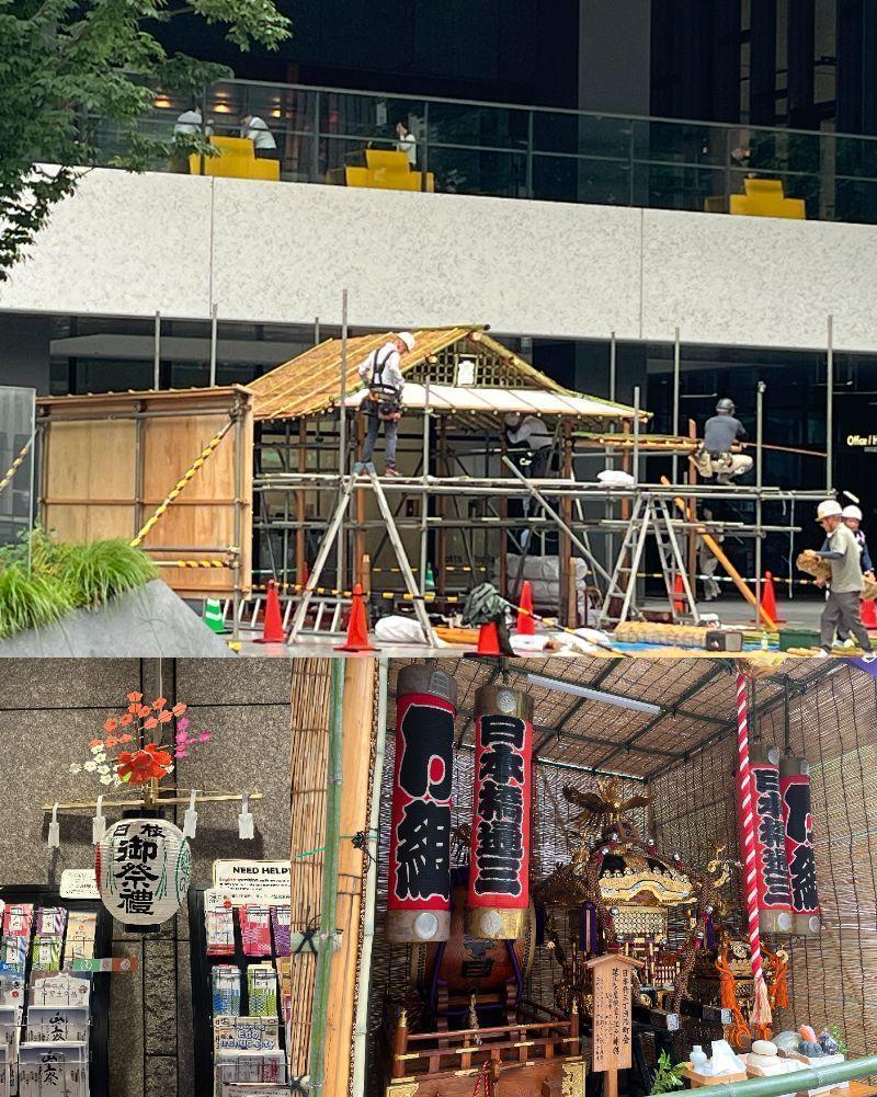 神様を迎える準備 令和八年　山王祭　