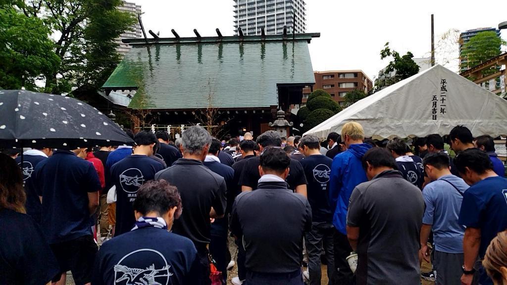 お祓い ＜住吉神社例大祭（8/6～8/10）迫る！　vol.1＞　
住吉神社例大祭　～　大幟の柱と抱木は掘り出して終わりではありません。「掘り出しから組み立てまでの風景」、そして「組み立て方」、全てお見せします！
