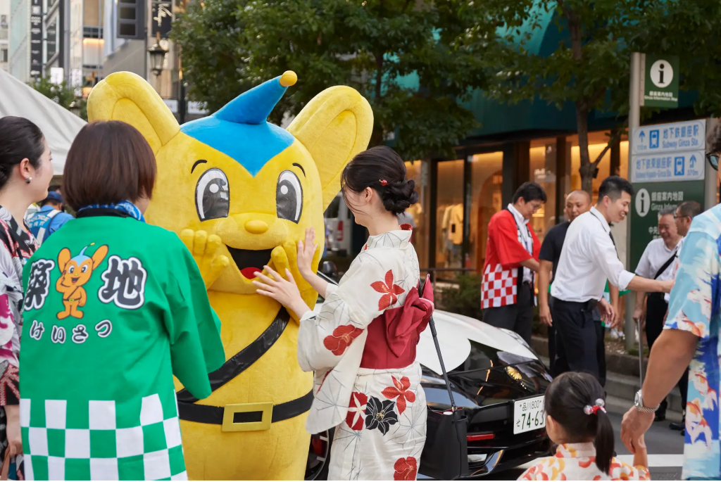  ～打ち水・大銀座盆踊り・銘店屋台で銀座が夏色に！～　
第57回ホリデープロムナード「ゆかたで銀ぶら2026」：8月1日（土）開催　
＜イベント詳細＆Map付＞