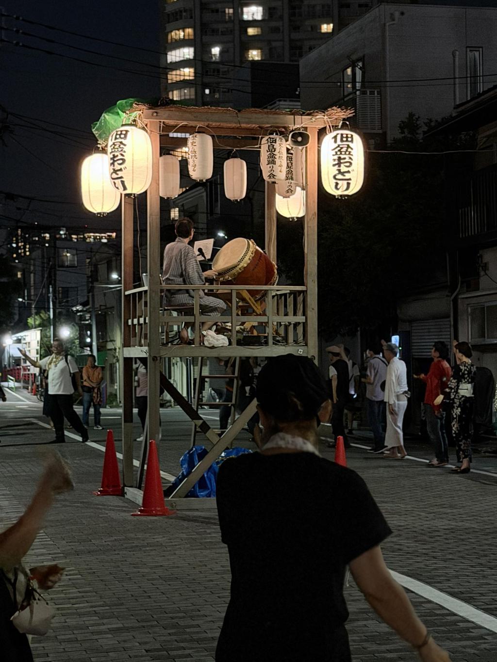 唄に残る「ヤートセー　ヨーイヤナ」は囃子詞（はやしことば）か伊勢神宮の木遣か 佃の盆踊りが始まりましたよ
信長・石山合戦由来の跛行おどりが15日（水）まで